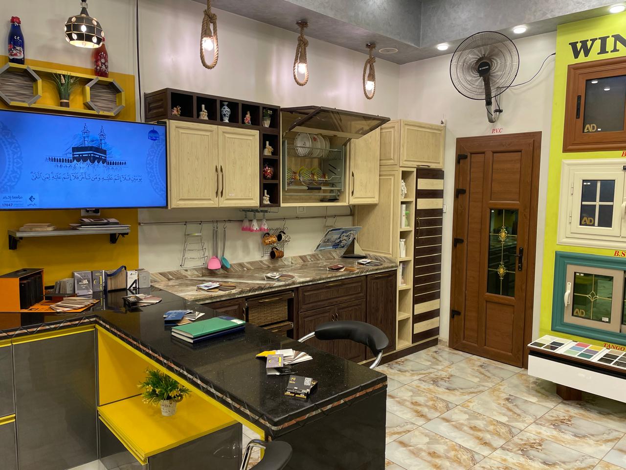 مطبخ خشمنيوم 3d